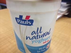 Pauls All Natural Yoghurt 99.8% Fat Free