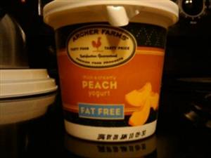 Archer Farms Fat Free Peach Yogurt