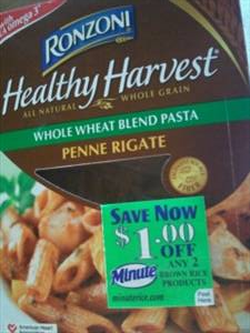 Ronzoni Healthy Harvest Whole Wheat Blend Pasta Penne Rigate
