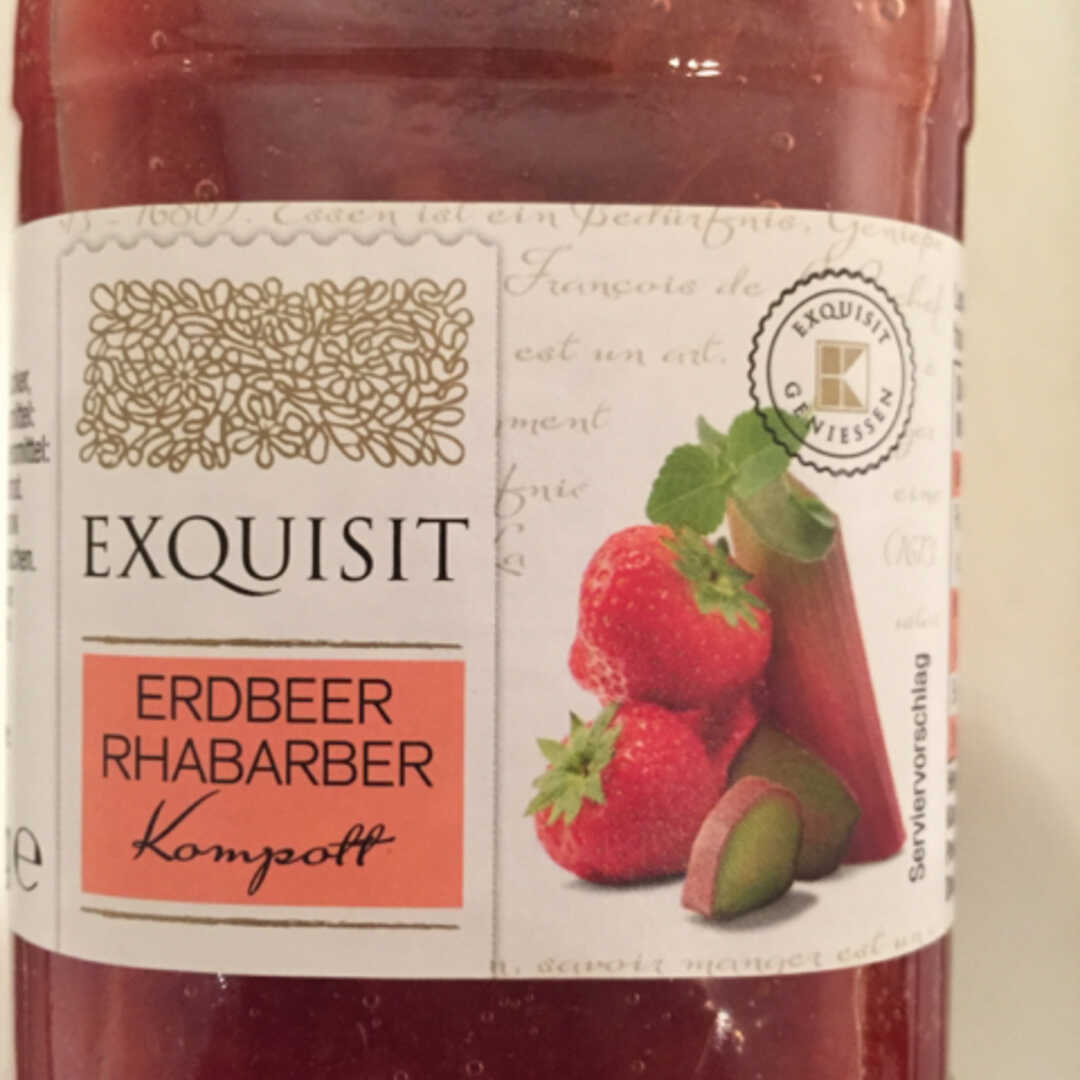 Exquisit Erdbeer Rhabarber Kompott