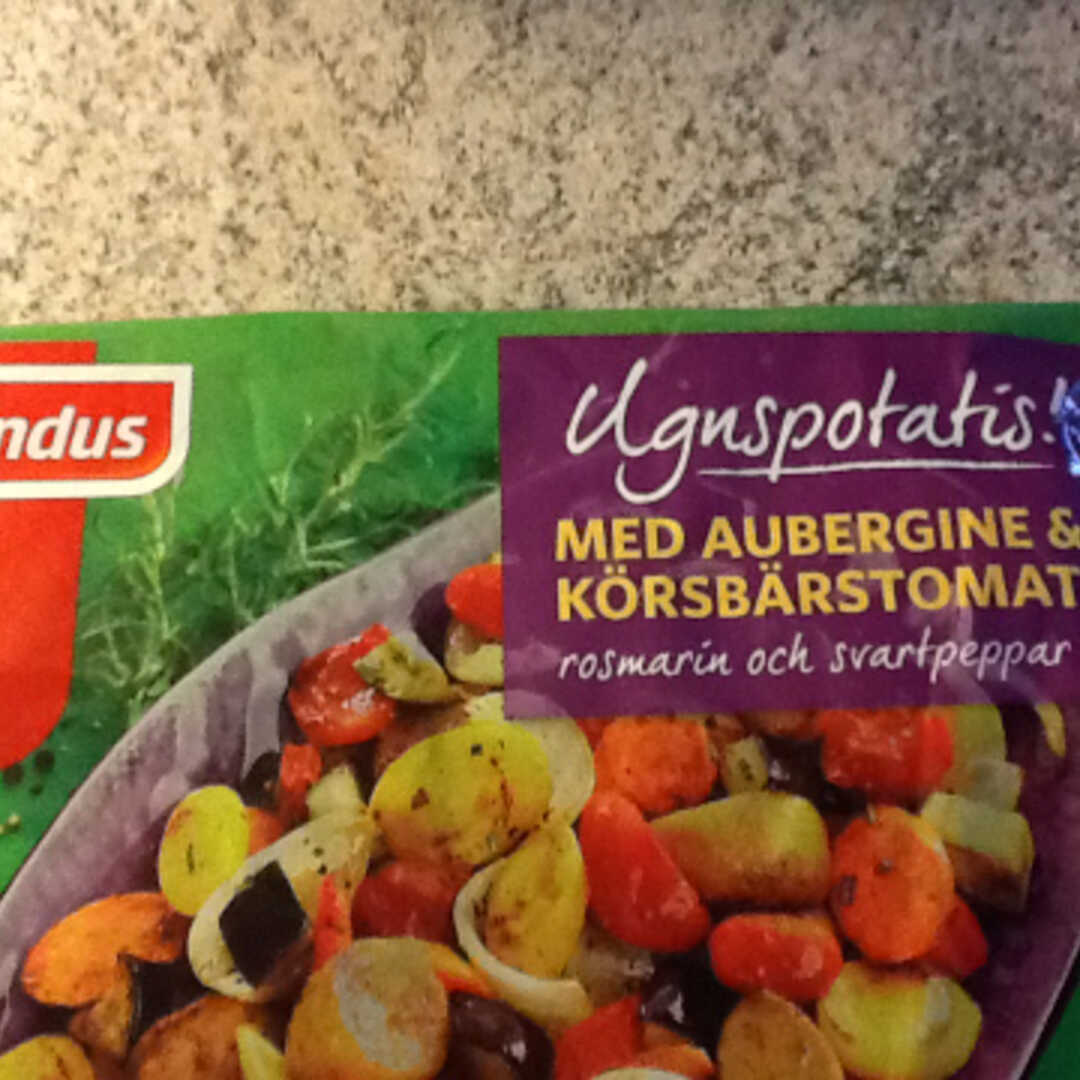 Findus Ugnspotatis med Aubergine & Körsbärstomat