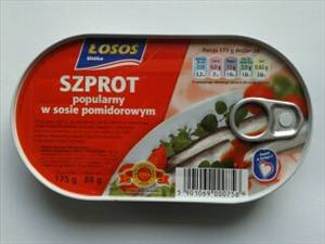 Łosoś Ustka Szprot Popularny w Sosie Pomidorowym