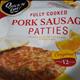 Quick'N Eat Pork Sausage Patties