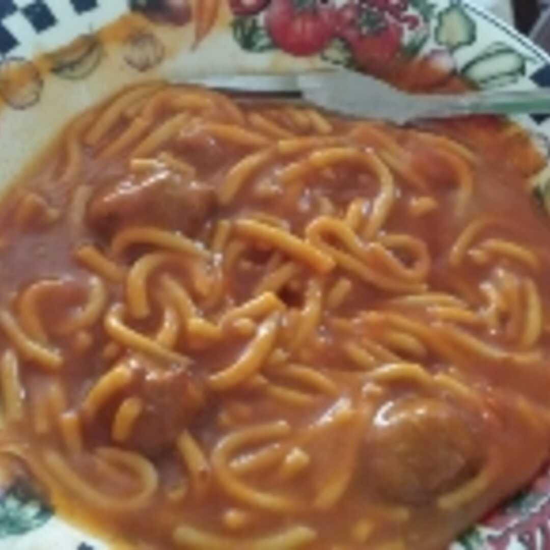 Spaghetti with Meatballs (Canned)