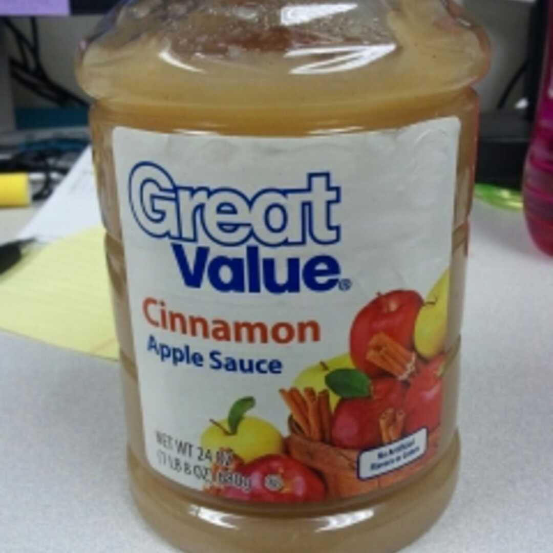 Great Value Cinnamon Apple Sauce