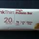 Think Thin Chunky Peanut Butter High Protein Bar