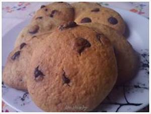 Bolachas Cookies com Pepitas de Chocolate (Macio)