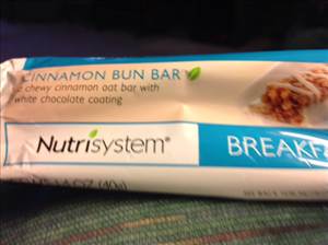 NutriSystem Cinnamon Bun Bar