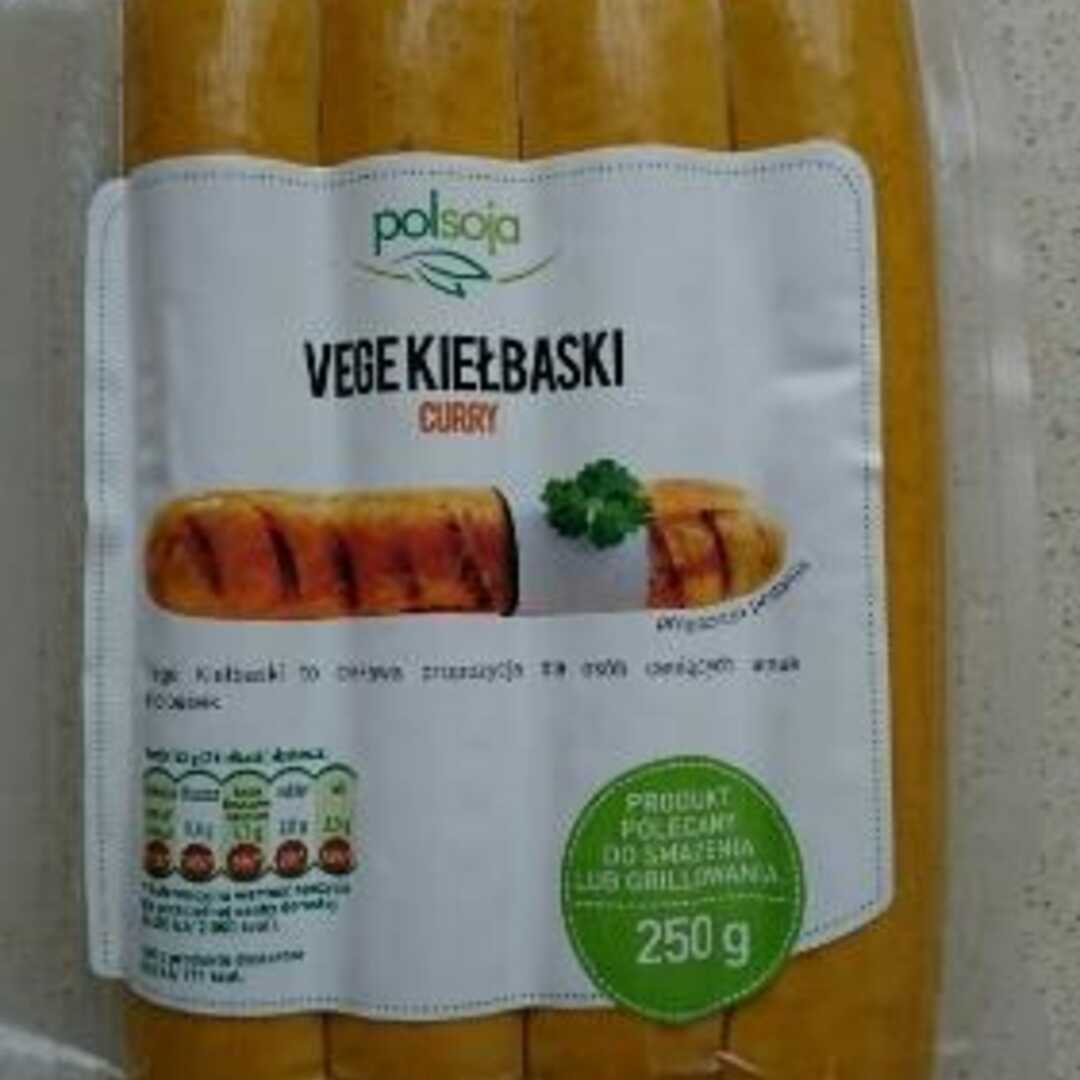 Polsoja Vege Kiełbaski Curry
