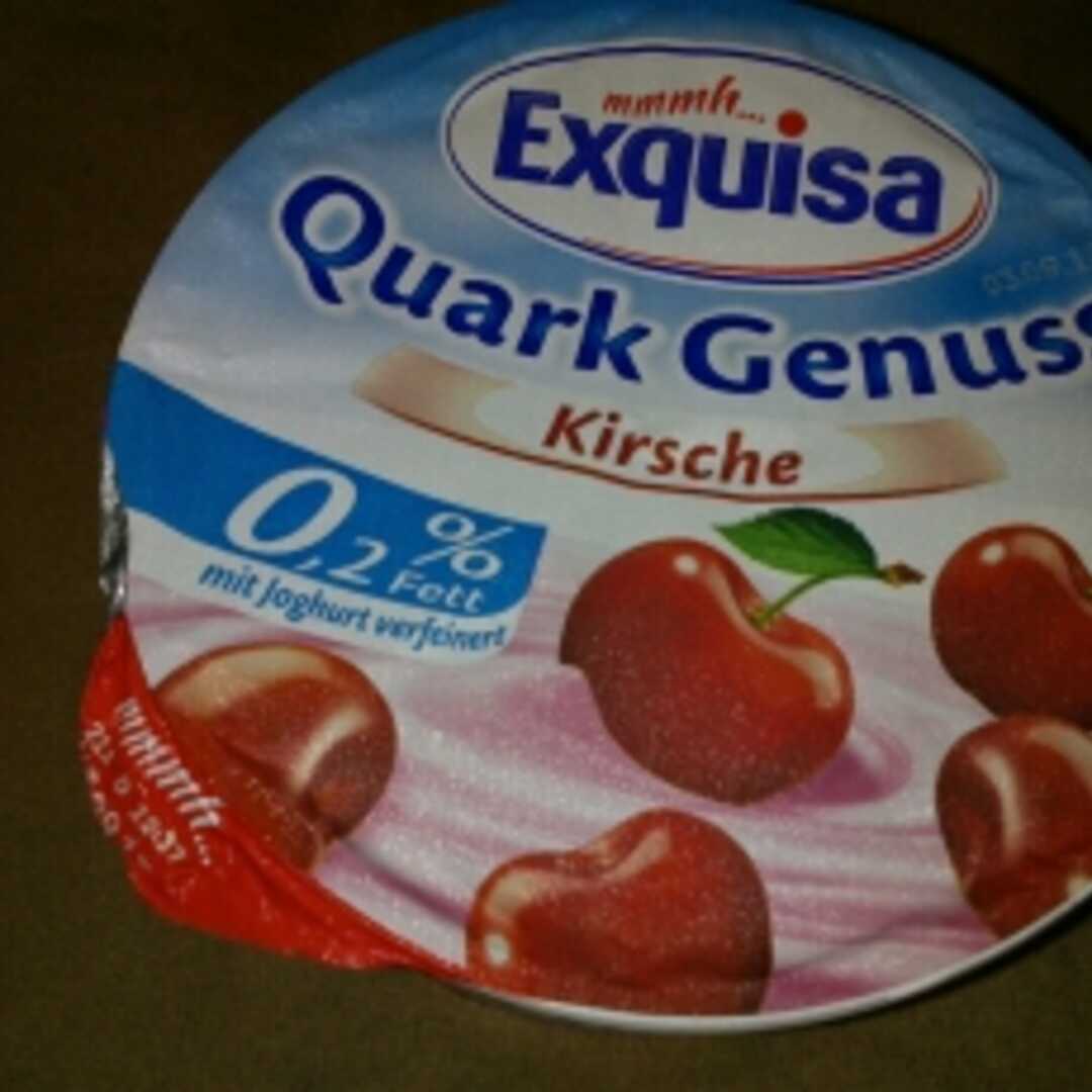 Exquisa Quark Creme auf Kirschen