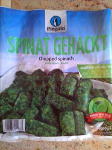 Gekochter Spinat (Tiefkühlware, Fettfrei gekocht)