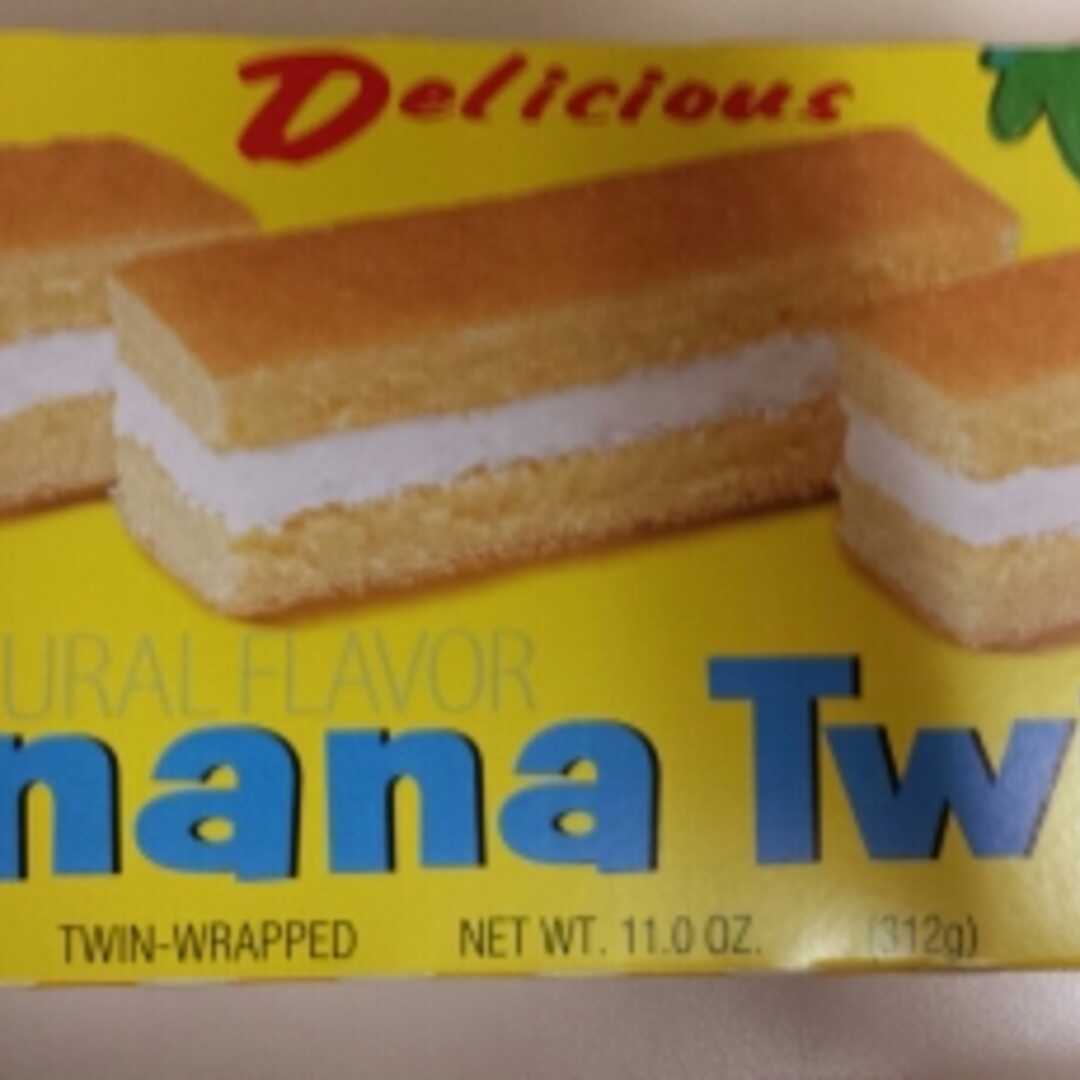 Little Debbie Banana Twins Creme Filled Soft Cakes