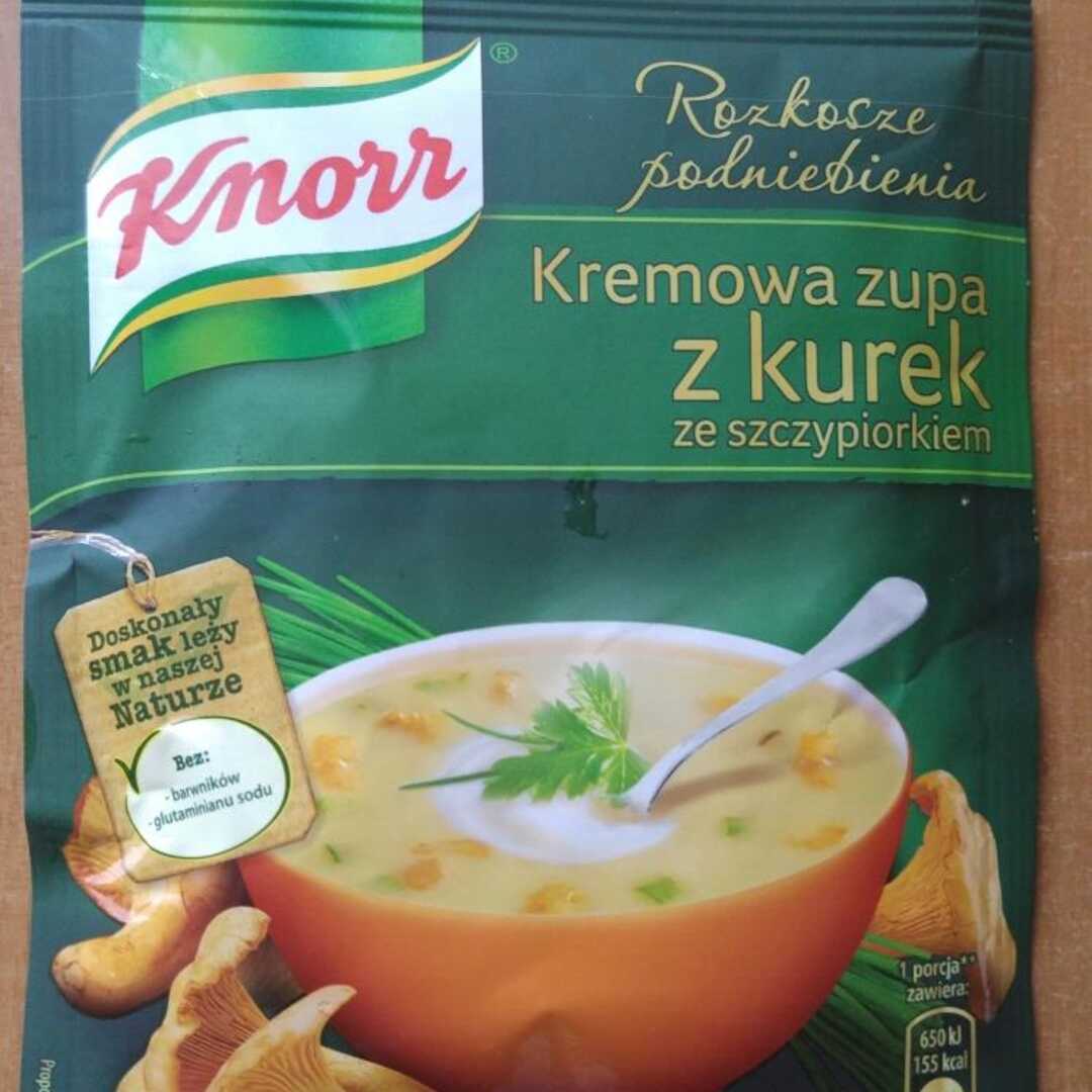 Knorr Kremowa Zupa z Kurek ze Szczypiorkiem