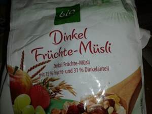 Bio Dinkel Früchte-Müsli