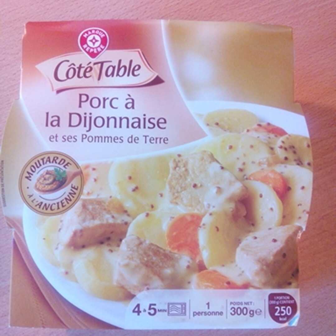 Côté Table Porc à la Dijonnaise et Ses Pommes de Terre