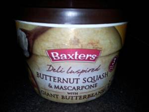 Baxters Deli Inspired Butternut Squash & Mascarpone with Giant Butterbeans Soup