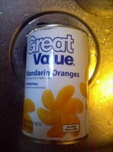 Tangerines (Mandarin Oranges, Juice Pack, Canned)