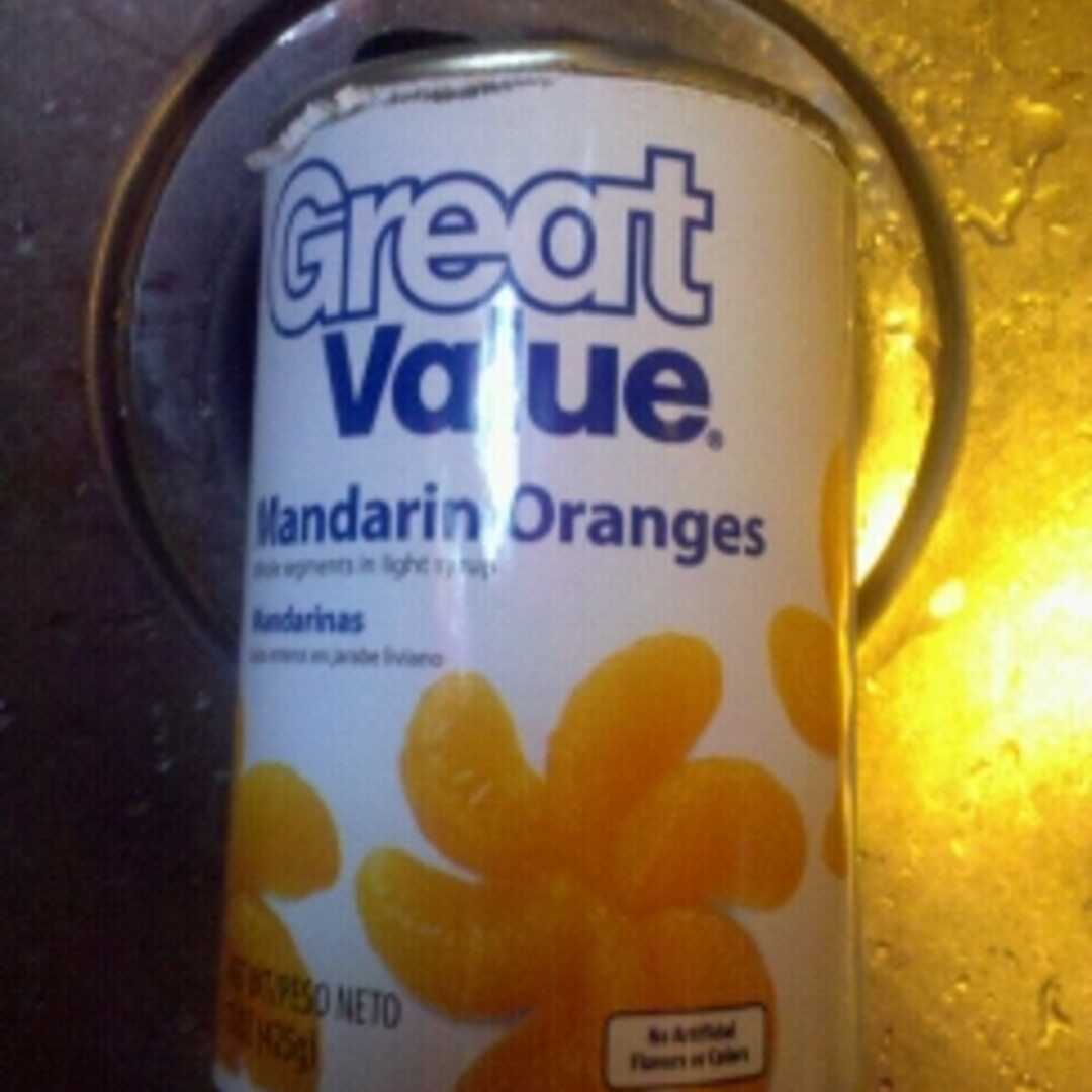 Tangerines (Mandarin Oranges, Juice Pack, Canned)
