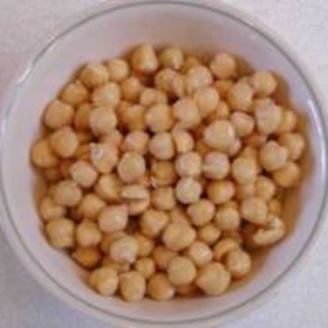Chickpeas (Garbanzo Beans, Bengal Gram) (Mature Seeds, Canned)