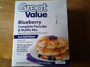 Great Value Blueberry Complete Pancake & Waffle Mix