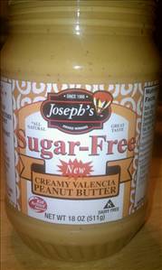 Joseph's Sugar-Free Creamy Valencia Peanut Butter