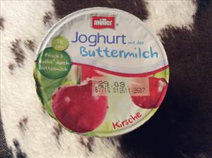 Müller Joghurt mit der Buttermilch Kirsche