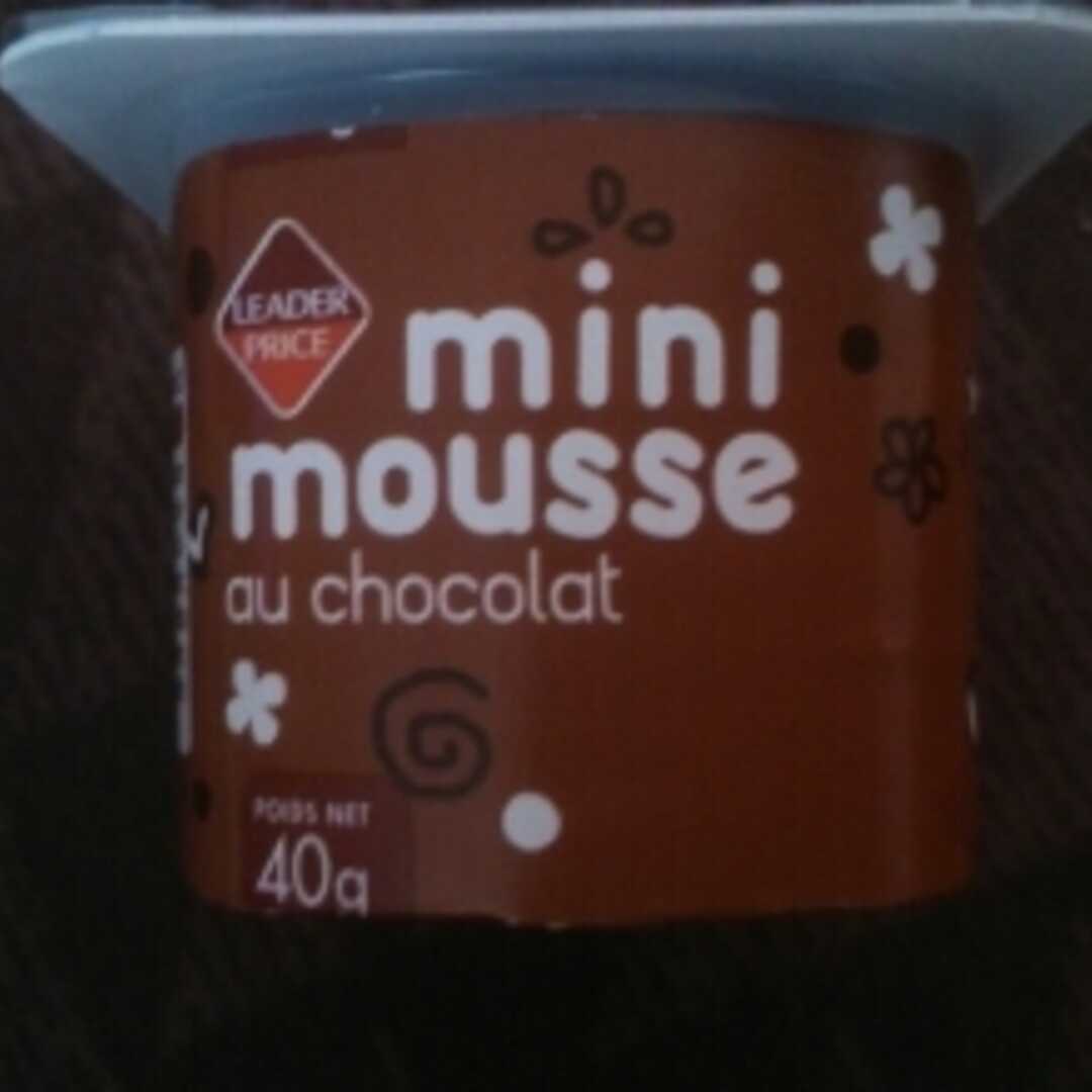 Leader Price Mini Mousse au Chocolat