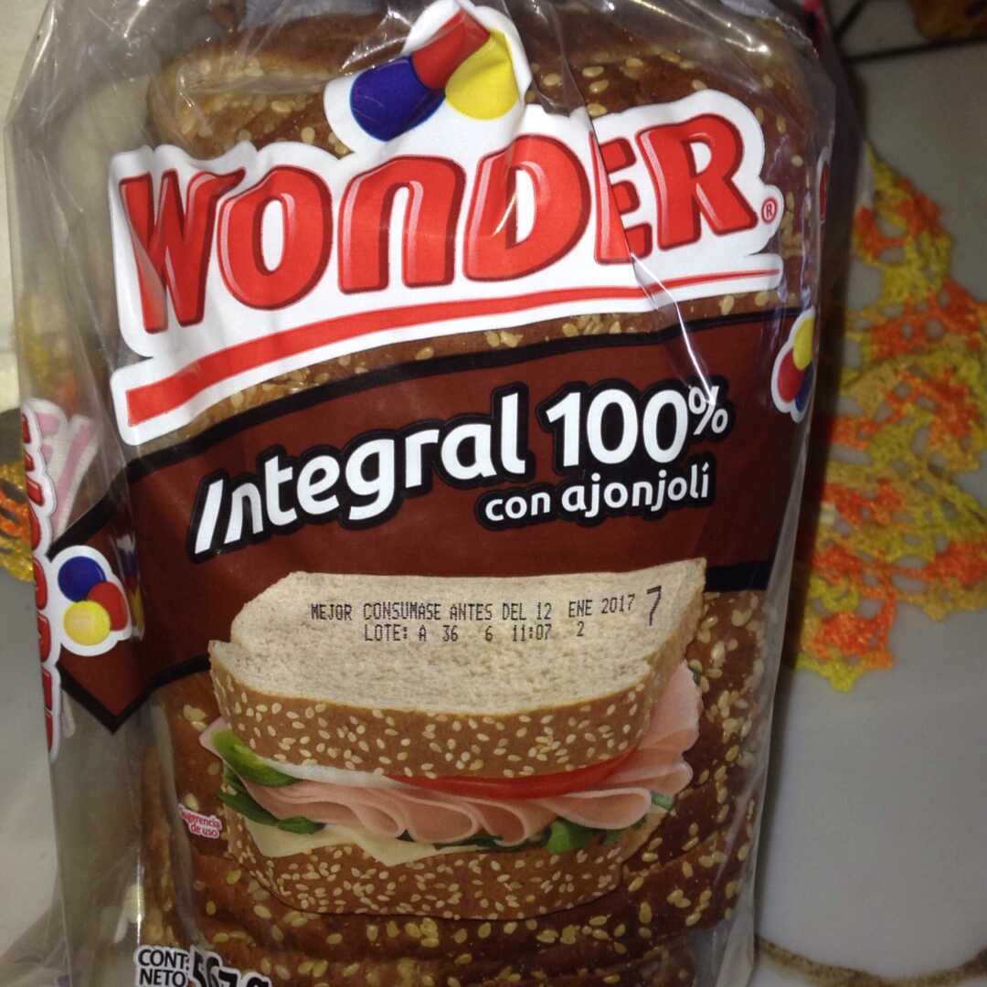 Wonder Pan Integral con Ajonjolí