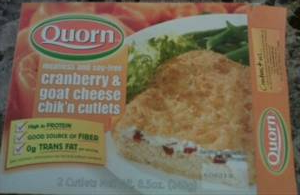 Quorn Meatless & Soy-free Cranberry & Goat Cheese Chik'n Cutlets