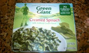 Green Giant Creamed Spinach
