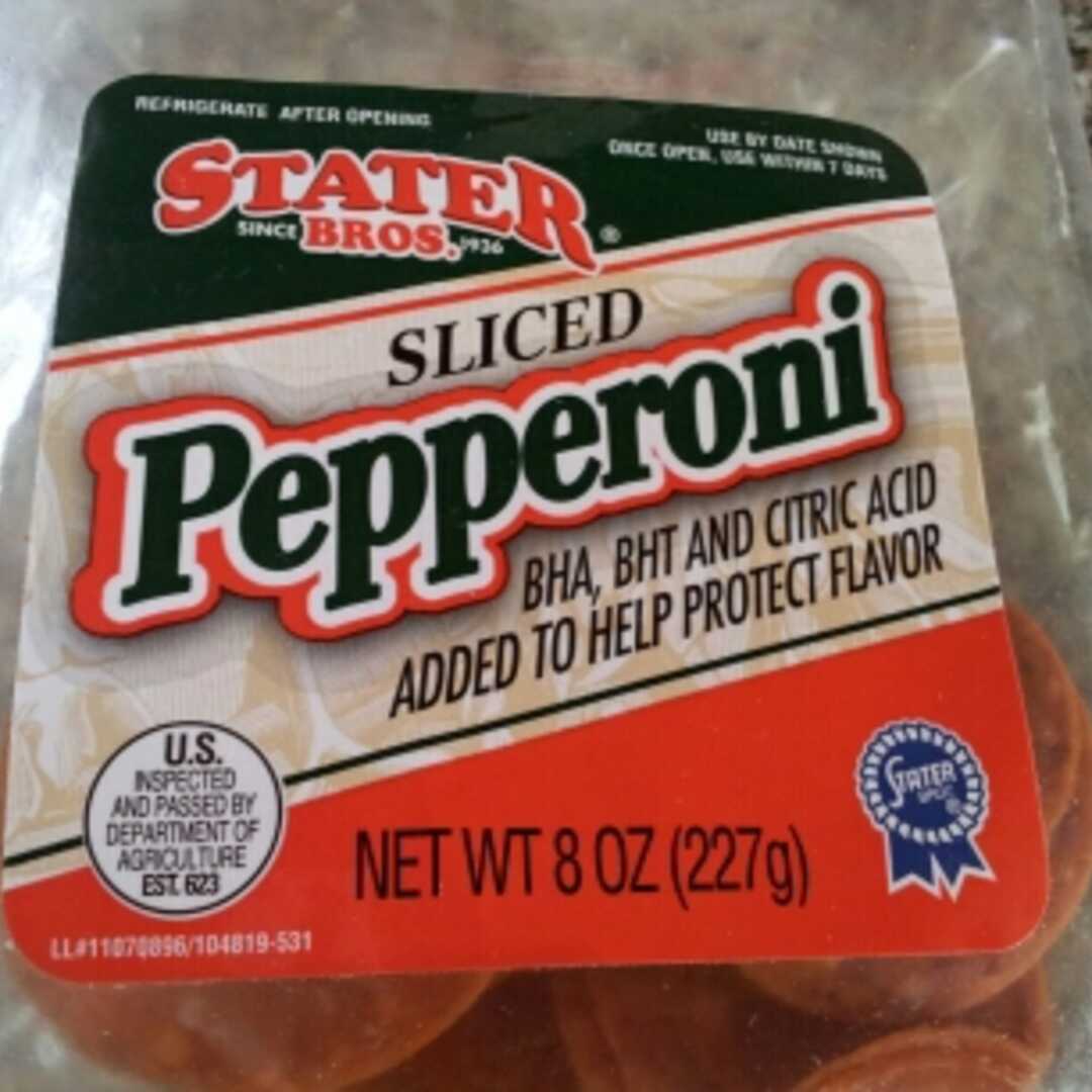 Stater Bros. Sliced Pepperoni
