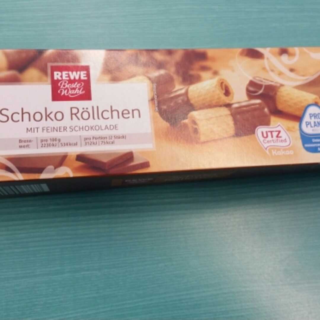 REWE Schoko Röllchen