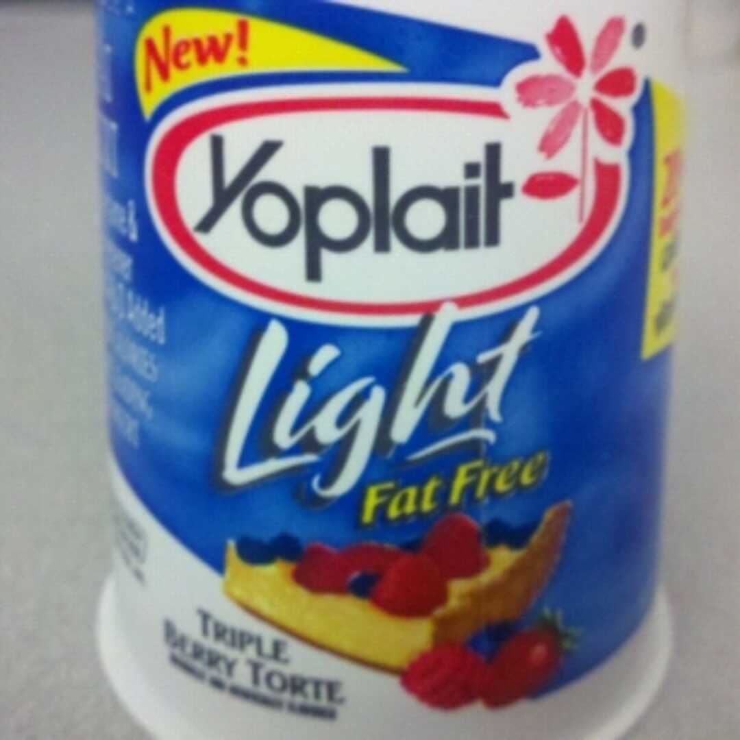 Yoplait Light Fat Free Yogurt - Triple Berry Torte