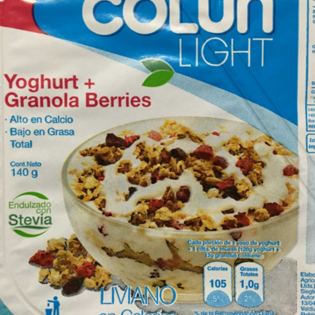 Colun Yoghurt + Granola Berries