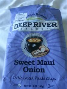 Deep River Snacks Sweet Maui Onion Kettle Cooked Potato Chips