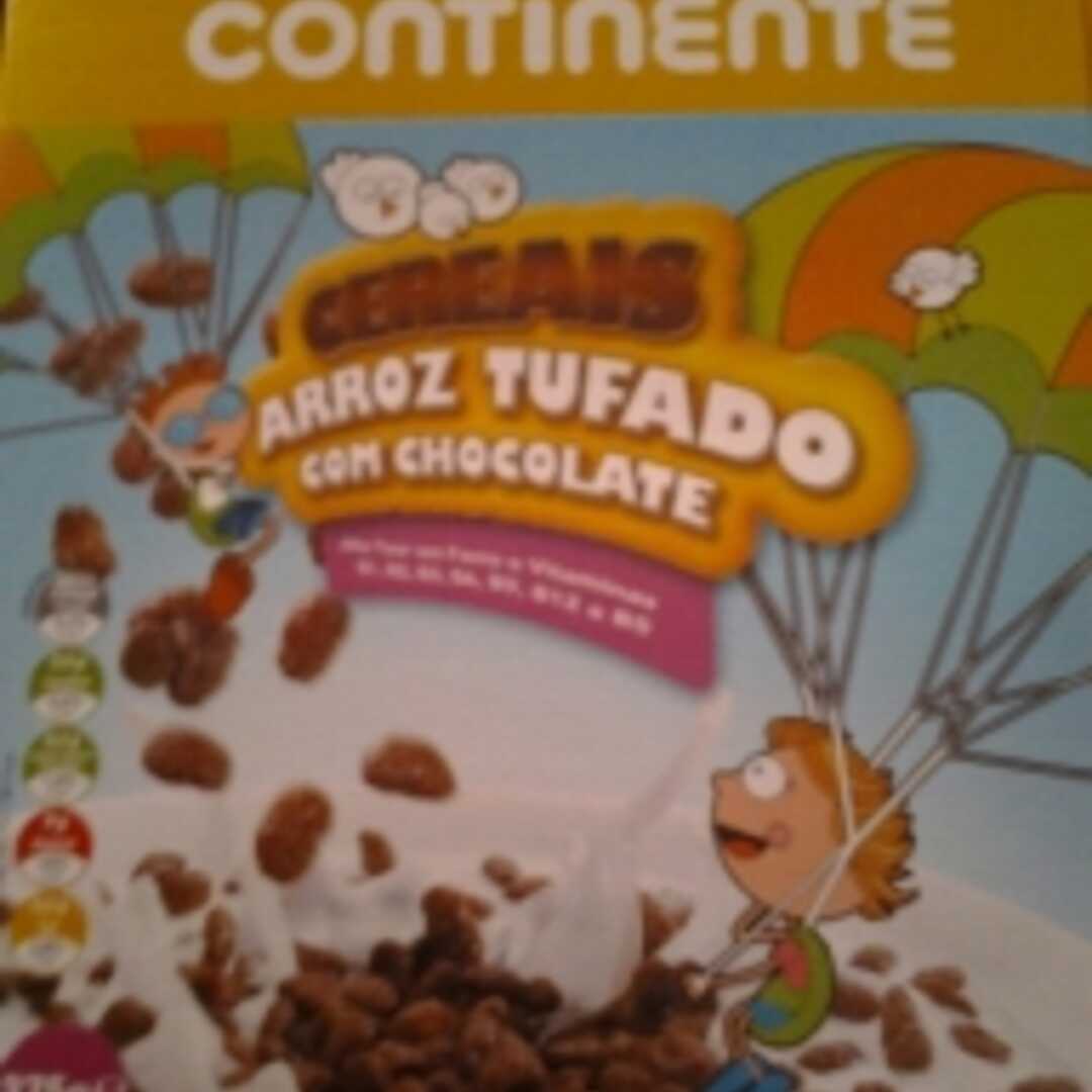 Continente Cereais Arroz Tufado com Chocolate