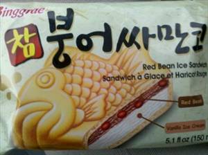 Binggrae Red Bean Ice Sandwich