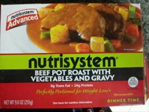 NutriSystem Beef Pot Roast with Vegetables & Gravy