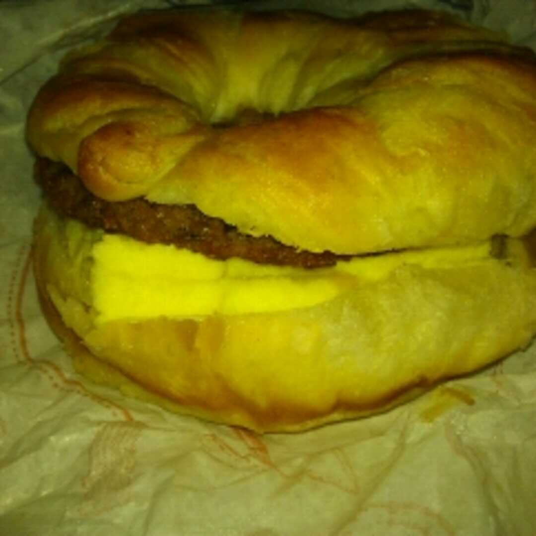 Burger King Sausage, Egg & Cheese Croissan'wich