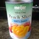 Meijer Yellow Cling Peach Slices Lite