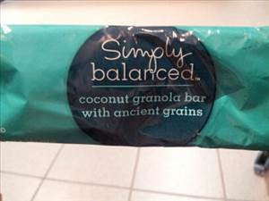 Simply Balanced Coconut Granola Bar with Ancient Grains