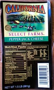 California Select Farms Pepper Jack Cheese