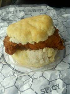 Chick-fil-A Spicy Chicken Biscuit