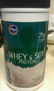 Kroger Whey Soy Protein Powder Mix