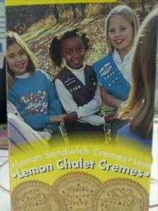 Girl Scout Cookies Lemon Chalet Cremes