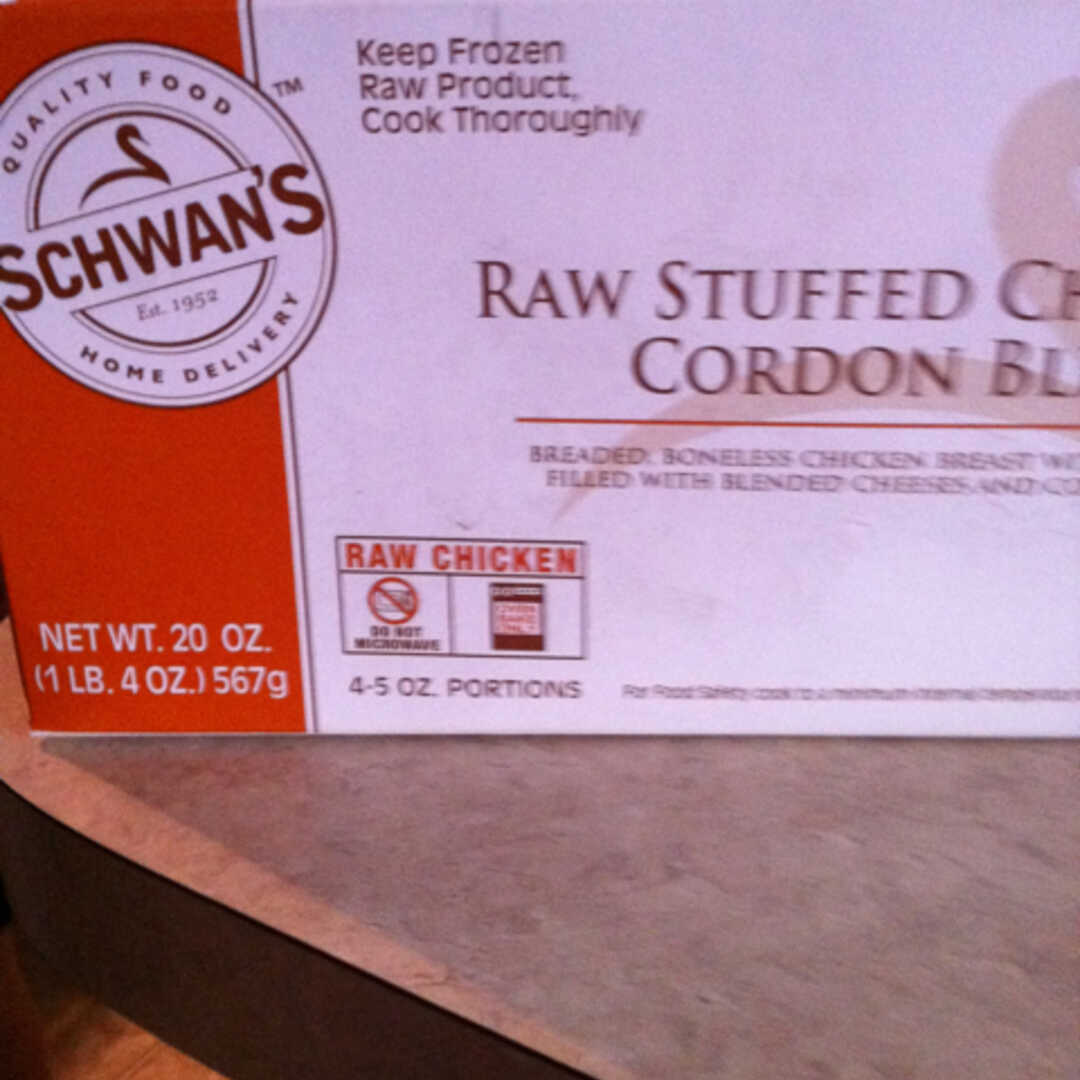 Schwan's Stuffed Chicken Cordon Bleu