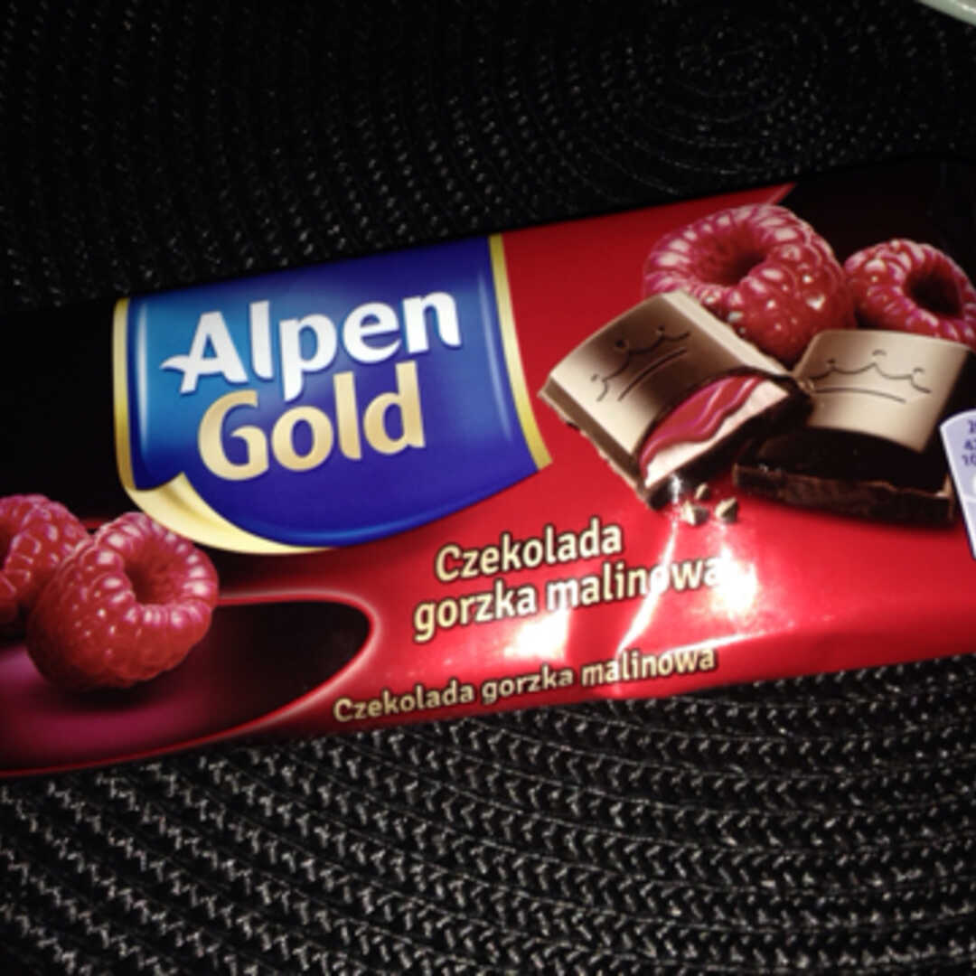 Alpen Gold Czekolada Gorzka Malinowa