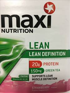 Maxi Nutrition Lean Definition