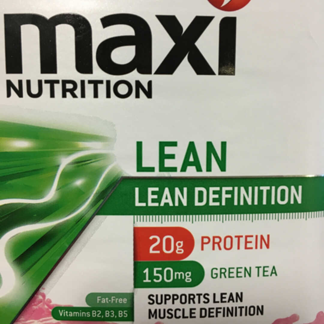 Maxi Nutrition Lean Definition