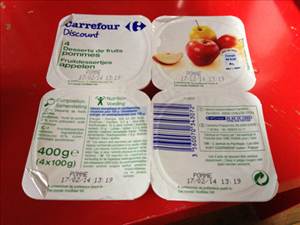Carrefour Discount Dessert de Fruits Pomme